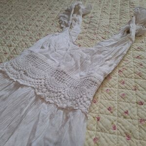 Jessica Simpson White Lace Mini Dress